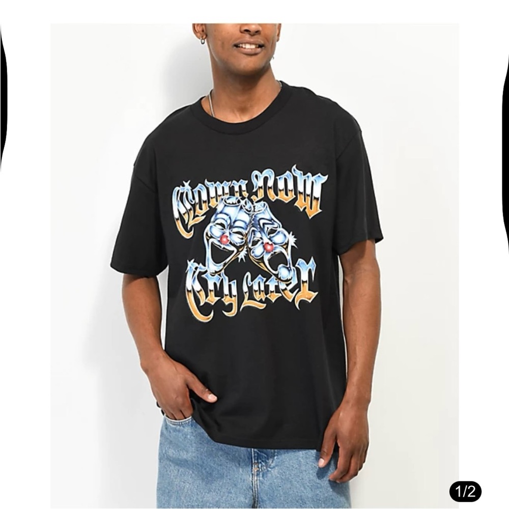 Black Graphic T-Shirt